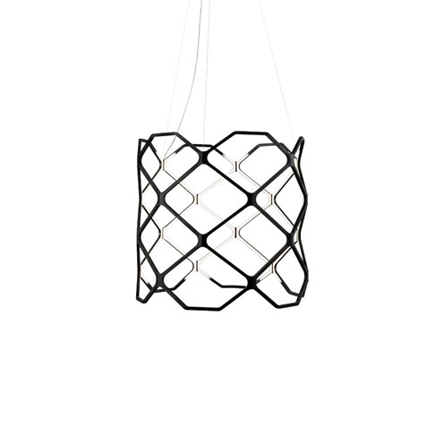 Nemo+TITIA LED 90W 3850lm 2700K, hämardatav Push/DALI, rippvalgusti, must